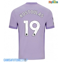 Camisa de time de futebol Brighton Charalampos Kostoulas #19 Replicas 2º Equipamento 2025-26 Manga Curta
